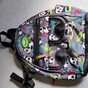Small Lily Bloom panda backpack